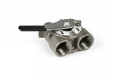 Steel 1" Bypass Valve for Fleck Control Valves - Stainless Steel